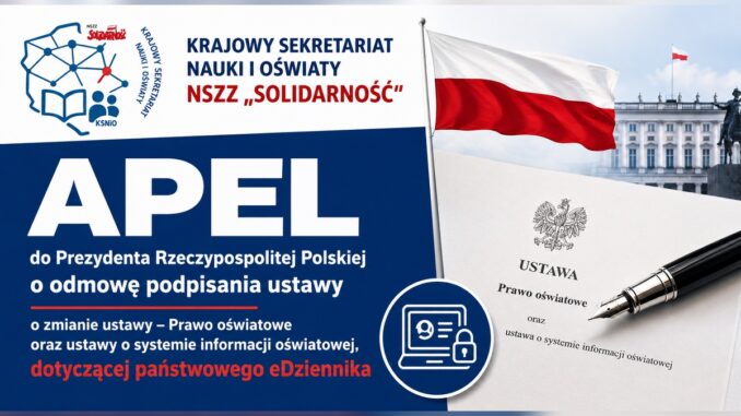 Apel do Prezydenta RP Karola Nawrockiego